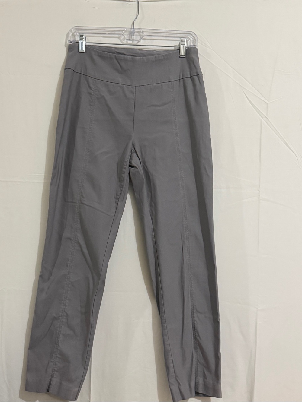 new directions Gray Straight-Leg Ponte Pants